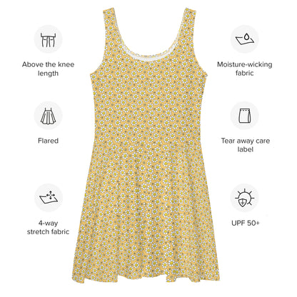 Robe florale et joyeuse "Yellow Summer"