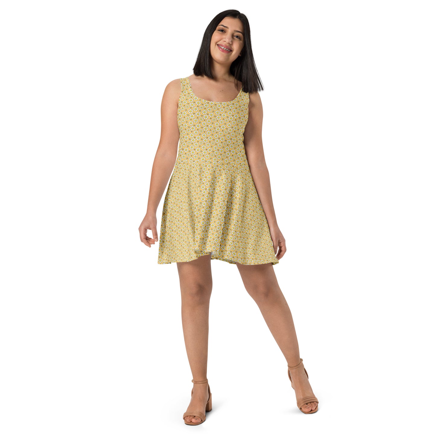 Robe florale et joyeuse "Yellow Summer"