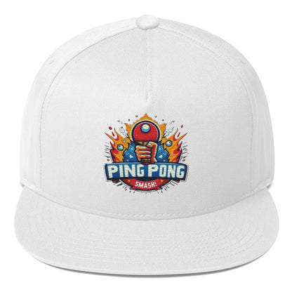 Casquette à Visière Plate "Ping Pong Smash!"