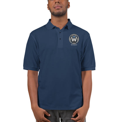 Polo premium avec logo brodé Watazukai