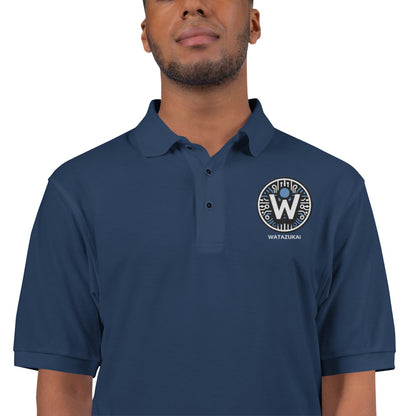 Polo premium avec logo brodé Watazukai